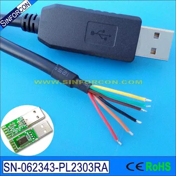 Pl2303 pl2303ra usb serial rs232 adapteris kabelio laido gale