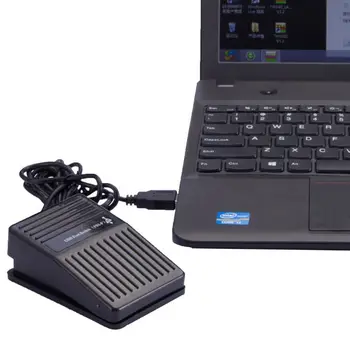 Plastikiniai USB Vieną kojinis Jungiklis Pedalo Control Pre-Progr Raktas Klaviatūros, Pelės PC Karšto