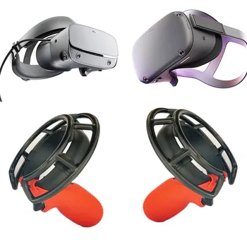 Plastikiniai valdytojas rankena apsauginis gaubtas Oculus Quest1 laisvų rankų įranga VR atsparus smūgiams lukštais žaidimas. Apsauginis žiedas. Anti-imp