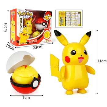 Pokemon Kamuolys Variantas Žaislo Modelis, Pikachu Jenny Vėžlys Pocket Monstras Pokemones žaislai Veiksmų Skaičius, žaislų Kalėdų dovana helovinas