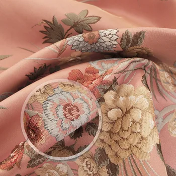 Poliesterio audinio žakardinės medvilnės suknelė audinio siuvimo medžiagos moterų palto ir suknelės apmušalams