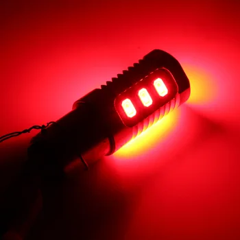 Pora 12V LED Lemputės 1157 Automobilio Galiniai Stabdžių Žibintas Atbulinės Atsarginės Lempos Mirksi Indikatorių Raudonas Universalus