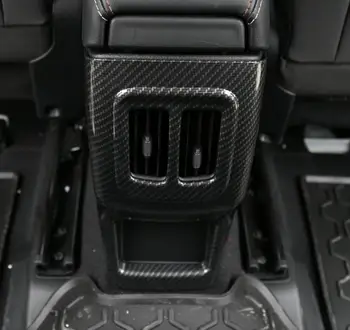 Porankiai Lauke Apdailos Dangtelio Lipdukas Lipdukas, skirtas Jeep Compass 2017 2018 2019 2020 2021 Automobilio Interjero Aksesuarų ABS Anglies Pluošto