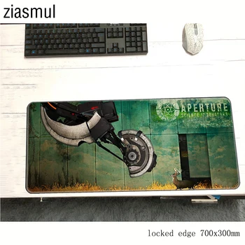 Portal 2 padmouse 700x300x2mm žaidimų kilimėlis žaidimas Masė modelis pelės mygtukai žaidėjus kompiuterio stalas Populiarus, mat notbook mousemat pc