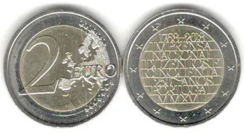 Portugalija 2 Eurai 2018 UNC Monetos Nacionalinės spaustuvėje 250 Metų nekilnojamojo originalias Progines monetas bimetalinė kolekcionuojamų