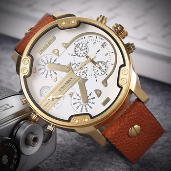 Prabangos Prekės Kvarco karinių vyrų laikrodžiai Didelis ciferblatas vandeniui verslo rankiniai laikrodžiai žmogus Kalėdų dovana relojes hombre zegare
