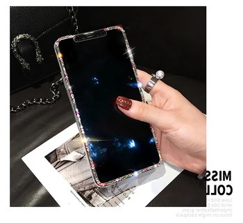 Prabangus Diamond 9D apsauginis stiklas iPhone 6 6S 7 8 Plus stiklo iphone XR XS MAX 11 12 Pro MAX 12 Mini screen protector