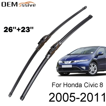 Priekinio Lango priekinio, galinio Stiklo Valytuvų šepetėliai Nustatyti Honda Civic 8 MK 8 Europos 2011 2010 2009 2008 2007 2006 2005