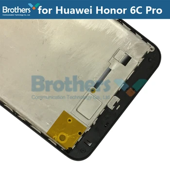 Priekinis Rėmas Huawei Honor 6C Pro LCD Rėmeliai Naudojami Atnaujinti Originalus Priekinis Korpusas Garbę 6C Pro LCD Bezel Telefonas Pakeitimo