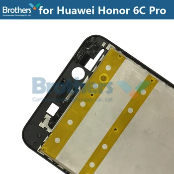 Priekinis Rėmas Huawei Honor 6C Pro LCD Rėmeliai Naudojami Atnaujinti Originalus Priekinis Korpusas Garbę 6C Pro LCD Bezel Telefonas Pakeitimo