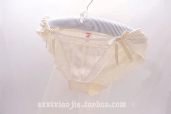 Princesė saldus lolita underwear Japonijos Saldus medvilnės, šifono, paprastas ir patogus merginos trikampis apatinės kelnės apatiniai BDJ041