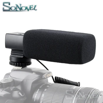 Profesionalus DSLR Kamera, Stereo Mikrofonas Nikon Z6 Z7 D7500 D7200 D5600 D5500 D5300 D3300 D850 D810 D750 D610 D500 D5 D4s