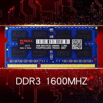 PUSKILL DDR3L 8G RAM 1 600mhz 1.35 V 204PIN AMD Skirta Kompiuterio Žaidimo Atminties Modulis nešiojamieji Kompiuteriai