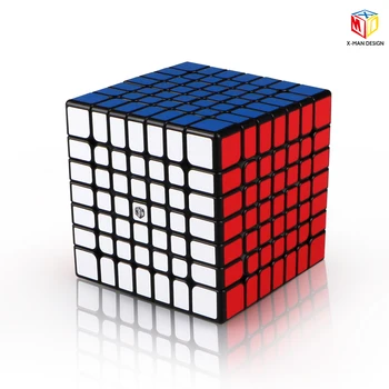 Qiyi X-Man Kibirkštis M 7x7x7 Mofangge Magnetinio magic cube 7x7 Reguliaraus greičio cubo įspūdį Švietimo Žaislai cubo magico