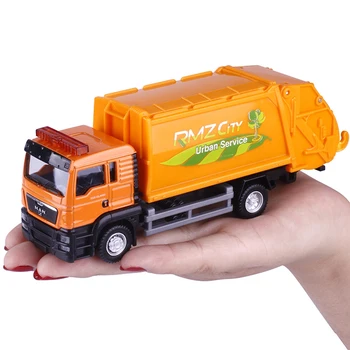 R, 1:64 Šiukšlių Sunkvežimio Modelis Lydinio Automobilių Žaislas Sanitarijos Sunkvežimis Šiukšlių Dėžę Vaikų Mėgstamų Žaislų Atostogų Dovanų žaislai Vaikams