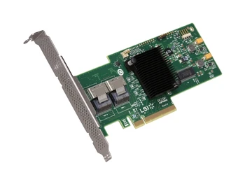 RaidStorage Avago LSI MegaRAID SAS 9240-8i LSI00200 Oem Naujas 8 uoste NE cache SFF8087 6Gb RAID0.1.5 PCI-E 2.0 X8 Valdiklio plokštė