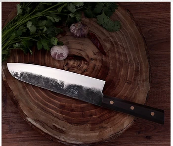 Rankinio kalimo pjaustymo peilis Japonų Santoku Kardas, Vakarų Šefo Peilis Virtuvinis peilis Nerūdijančio plieno peiliai