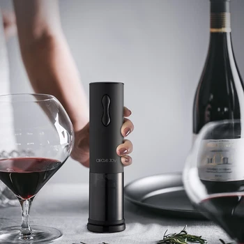 Ratas Džiaugsmo Super Touch Mini Electric Butelio Atidarytuvas Įkraunama USB jungtį Automatinis Vyno Kamščiatraukis Kamštis Išmaniųjų Namų Rinkiniai
