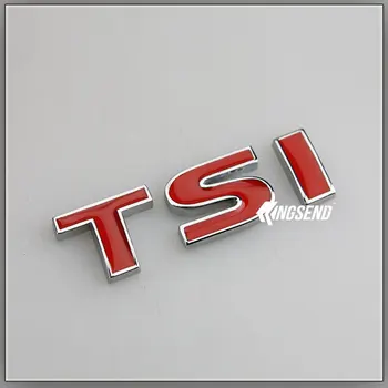 Raudona Sidabro TSS 4motion Cinko Lydinys Automobilių Stilius Refitting Logotipas Ženklelis 3D Lipdukas Uodega Išleidimo Talpa Ženklas VW Bmw