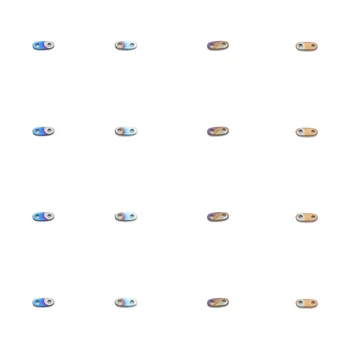 RBFHYER Mėlyna,Žalia,Violetinė,Aukso Hematitas Natūralus Akmuo Dviejų hole 5x1mm stačiakampio Prarasti Granules apyrankės Juvelyrikos Priėmimo 