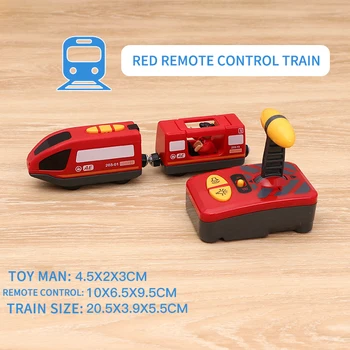RC Elektrinio Traukinio Vėžės Geležinkelio Žaislų Rinkinys Vaikas Diecast Lizdas Žaislas Automobilis, susijusių su Medinių Geležinkelio Bėgių Metu Žaislai Vaikams