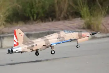 RC Modelio Freewing EPO RC Plokštumos 80mm EPF Reaktyvinis lėktuvas F-5N Tigras 80 epf plokštumos 6s PNP ar kit+S Įtraukiamosios važiuoklės plokštumos