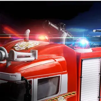 RC Vandens Purškimo Fire Truck Muzikos, Šviesos, Nuotolinio Valdymo Automobiliu, Vaikams, Žaislas Berniukui Dovana