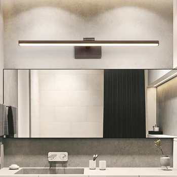 Reguliuojamas kampas ruda/balta vonios kambarys led veidrodis, apšvietimas 0,4 M~1.2 M sienos lempos miegamasis led sienos žibintai aplikacijos murale šviestuvas
