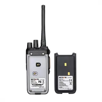 Retevis RT76P Dual Band Walkie Talkie Kumpis Radijo du būdu radijo pelninga talkie walkie UHF VHF Radijo patogu Ryšių Įranga
