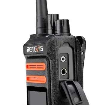 Retevis RT76P Dual Band Walkie Talkie Kumpis Radijo du būdu radijo pelninga talkie walkie UHF VHF Radijo patogu Ryšių Įranga