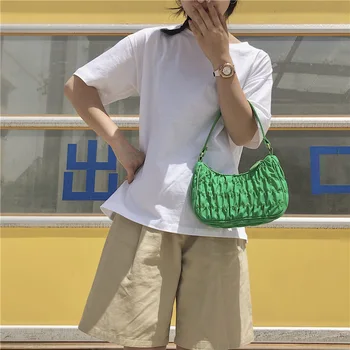 Retro Nailono Mados Hobo Bag Moterų 2020 M. Derliaus Mažų Pečių Maišą Dizaineris Moterų Rankinės Mini Atsitiktinis Lady Sankabos Piniginės