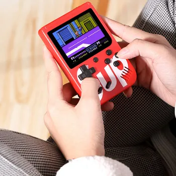 Retro Nešiojamas Mini Nešiojamą Žaidimų Konsolę 8-Bitų 3.0 Colių Spalvotas LCD Vaikai Spalva Žaidėjas įmontuotas 400 žaidimai