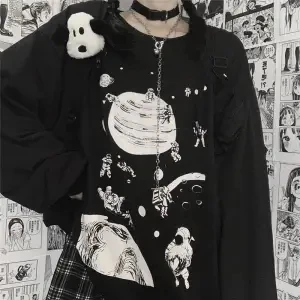 Rudenį kolegija stiliaus kawaii cute girl spausdinimo netikrą dviejų dalių puloveris moteriški marškinėliai Harajuku prarasti ilgomis rankovėmis moterų viršų