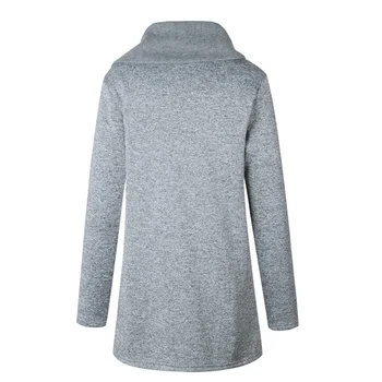 Rudenį, žiemą moterų palaidinukė hoodies užtrauktukas mados aukštos streetwear bliuzono striukės Didelio dydžio 6XL 7XL 8XL asmenybės kailis 56