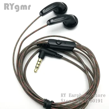 RY4S original in-ear Ausinės 15mm muzikos kokybė garso HIFI Ausinės (MX500 stiliaus ausines) 3,5 mm L Lenkimo hifi kabelis