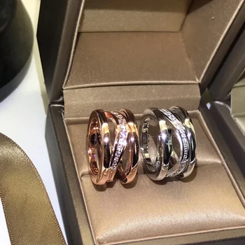 S925 sterlingas sidabro žiedai tuščiaviduriai su deimantu, mados apdailos jubiliejų Kokteilis mados juvelyrika žiedai vyrai moterų