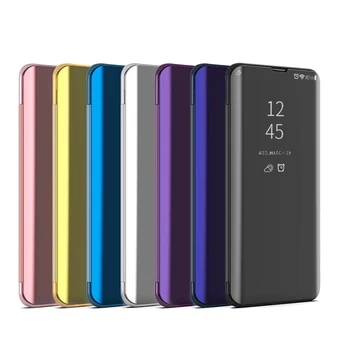 Samsung Galaxy S20 Ultra S20 Plus Atveju Apkalos Veidrodis, Flip Case For Samsung S20 Odos Padengti Coque GalaxyS20 Telefono Rubisafe