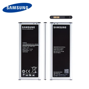 SAMSUNG Originalus EB-BN916BBC 3000mAh baterija Samsung Galaxy NOTE4 N9100 N9106W N9108V N9109V 4 Pastaba Baterijas + WO