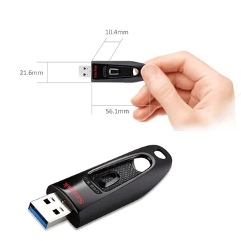 SanDisk USB 3.0 Flash Drive, Disko CZ48 256 GB 128GB 64GB 32GB 16GB Pen Ratai Maža Pendrive Memory Stick Saugojimo Įrenginį 