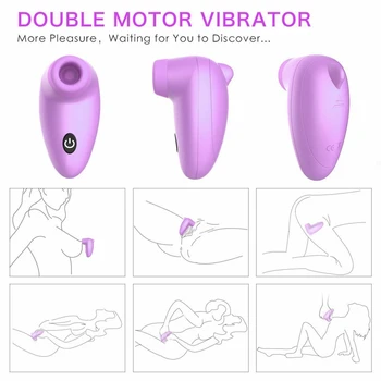 SEAFELIZ 7 Greičių Stiprus Čiulpimo Silikono Vibratorius Sekso Žaislai Moters Makšties Klitorio Spenelių Žaislas Erotinis Sekso Produktai Poroms