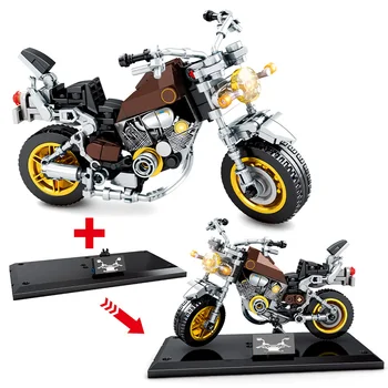 SEMBO Miesto Off-road Motociklo Modelio Blokai Kūrėjas įrangos pardavimas, biuro įrangos Motociklo ir Automobilio Surinkti Plytų Švietimo Žaislai Vaikams