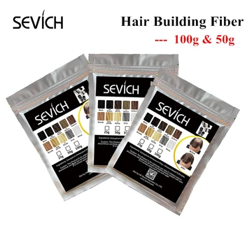 Sevich 100g Plaukų Skaidulas, 10 Spalvų Keratino Plaukų Pastato Pluošto Milteliai Momentinis Plaukų Augimą Pluošto Įberkite 50g Plaukų Priežiūros Produktų