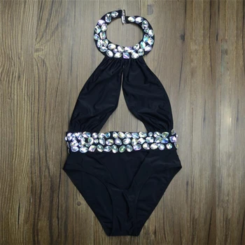 Sexy Diržas monokini 2020 m. Moteris apynasrio vientisi maudymosi kostiumėlį su deimantų tuščiaviduriai iš maudymosi kostiumą, bikini prabangus maudymosi kostiumėliai, backless
