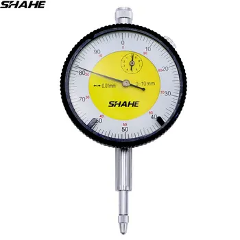 SHAHE 0-10 mm Tikslumo Įrankis 0.01 mm Dial Indikatorius Indikatorius Matavimo prietaisas dial gauge indikatorius
