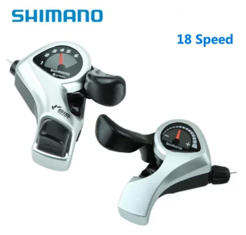 Shimano TX50 Shifter SL-TX50 Dviračių Perjungimo Svirtį 3 6 7s 18 21 Greičio MTB Dviratį Shifter Sukelti Pereiti Kairėn/Dešinėn 3x6 Kabelis/3x7