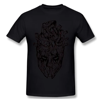 Shin EL CORAZON black Marškinėliai Dorohedoro homme T-Shirt Tees Grynas Trumpas Rankovės