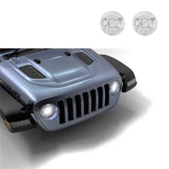 Skaidrus priekinis žibintas Padengti CENTRINIS SCX10 III Jeep Wrangler RC Automobilių Shell 