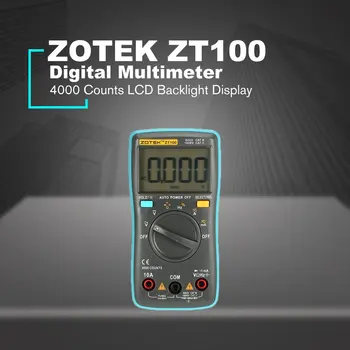 Skaitmeninis Multimetras Ammeter Voltmeter Atsparumo Dažnis apšvietimas Skaitiklio įtampos Diodas Dažnio ZT98 ZT100 ZT101 ZT102