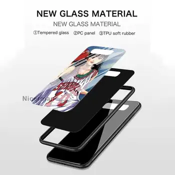 SLAM DUNK Anime Atveju, Samsung Galaxy S20 Ultra S10 S10e 5G S8 S9 Plus Pastaba 10 9 Grūdintas Stiklas Telefono Coque