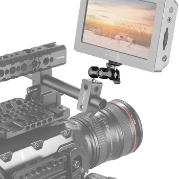 SmallRig DSLR Fotoaparatas Įrenginys Aliuminio Dual Mini Ballhead Rankos su 1/4 sriegis Vaizdo Monitorių ,LED Šviesos Paramos 2157